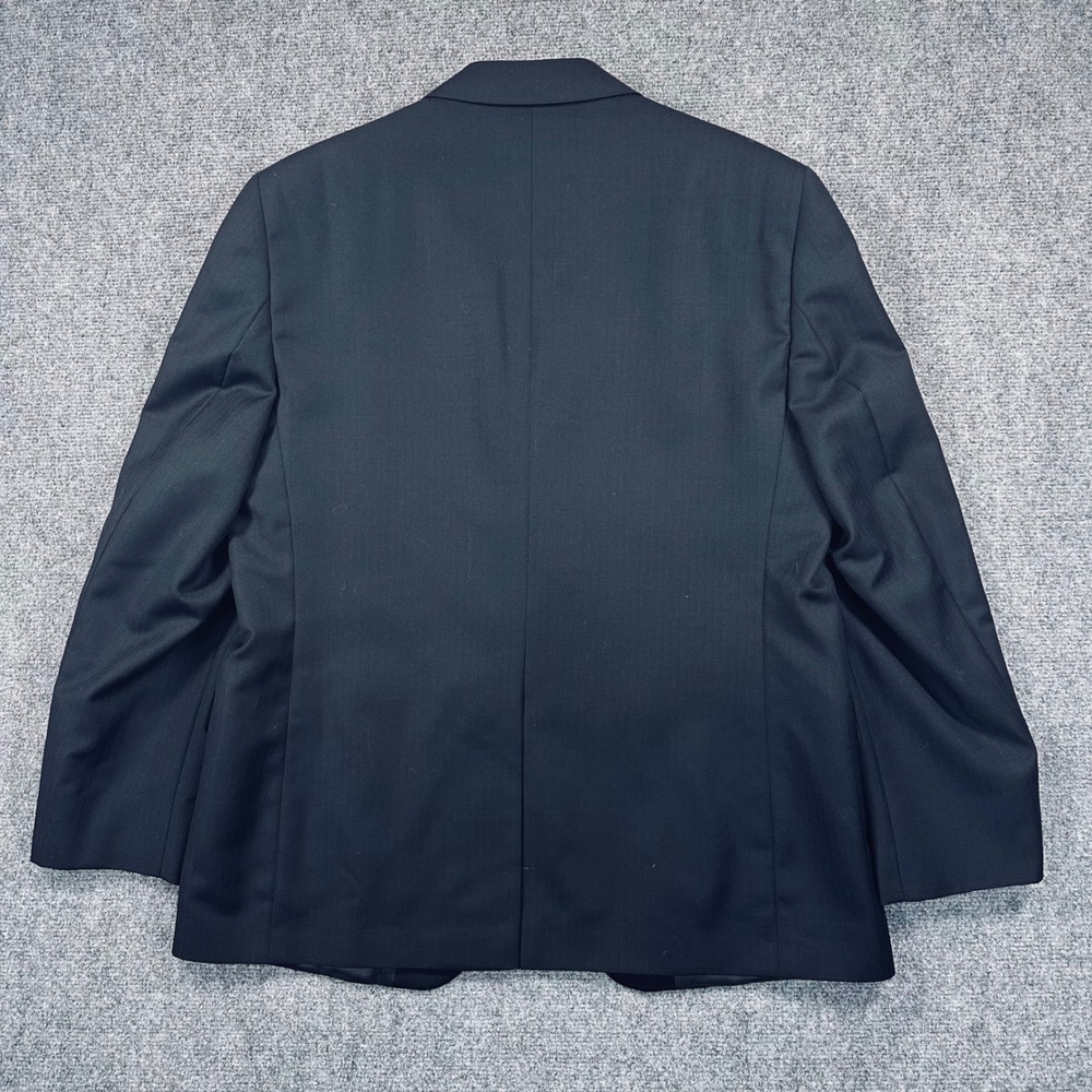 Jack Victor 42S Black Valentino CT 100% Wool Blazer Jacket Sport Coat Preppy - Picture 3 of 14